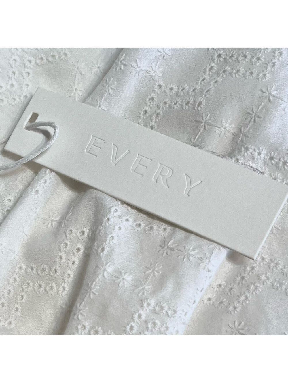 White Eyelet Babydoll Top by Every - Multiple - Picture 9 of 12